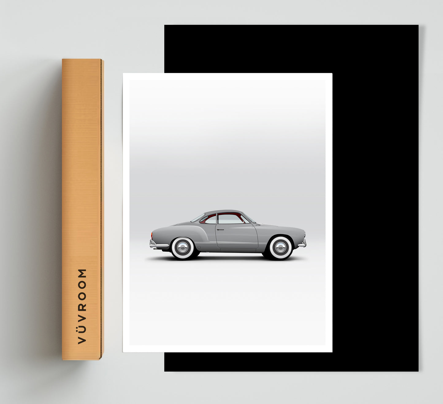 Classic German Rear Engine 2-Door Sports Car Print